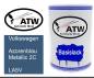 Preview: Volkswagen, Azorenblau Metallic 2C, LA5V: 500ml Lackdose, von ATW Autoteile West.